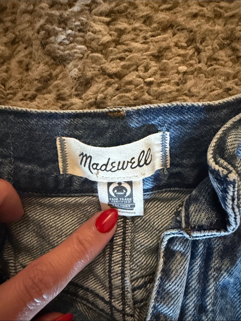 Madewell Wide-Leg Jeans in Medium Blue - Picture 2 of 10
